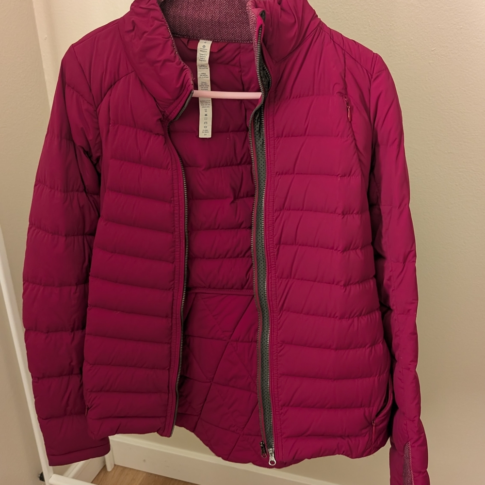 lululemon athletica Magenta Puffer Jacket